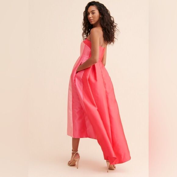 Anthropologie Hutch Strapless Hi-Low Dress/ size 2 - Picture 1 of 9